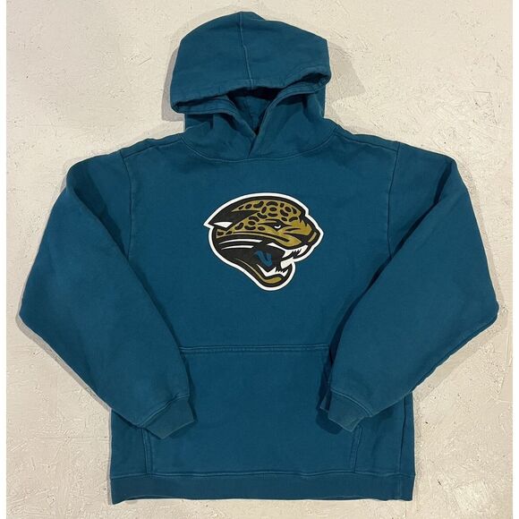 Team Apparel Other - Vintage Y2K NFL Jacksonville Jaguars Teal Blue Hoodie Sweatshirt‎ Youth L